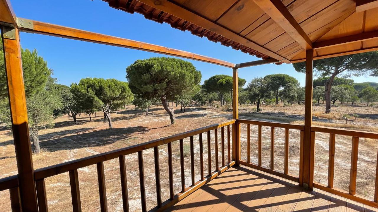 Suspended Wooden House - Monte Da Cortica Villa Águas de Moura Dış mekan fotoğraf